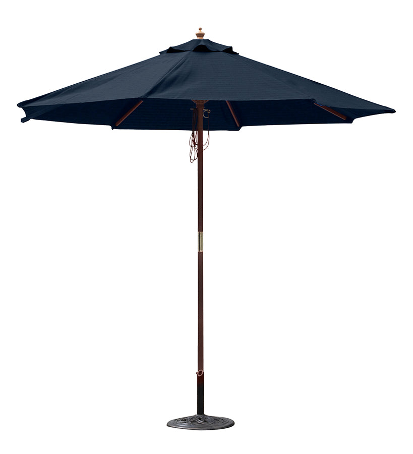 9' Wooden Market Umbrella