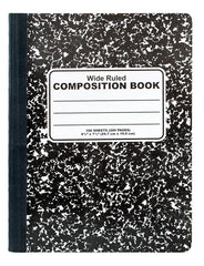 100 Sheets Black Composition Book