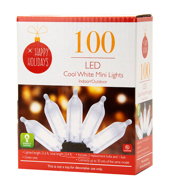 100 Count LED Clear Minilights TDC USA INC