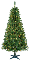 6.5' Pre-Lit Tree with Clear Mini-lights