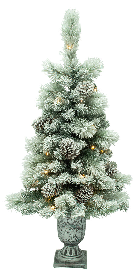 Christmas Pre-Lit Porch Trees