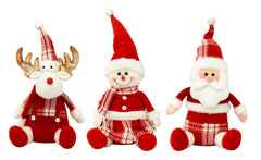17" Sitting Santa Plush