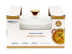 ChefElect 3 qt Cast Iron Dutch Oven