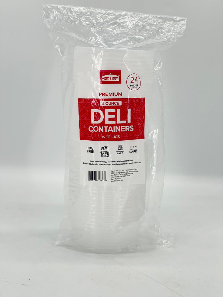ChefElect 24-pack 8 oz Deli Container