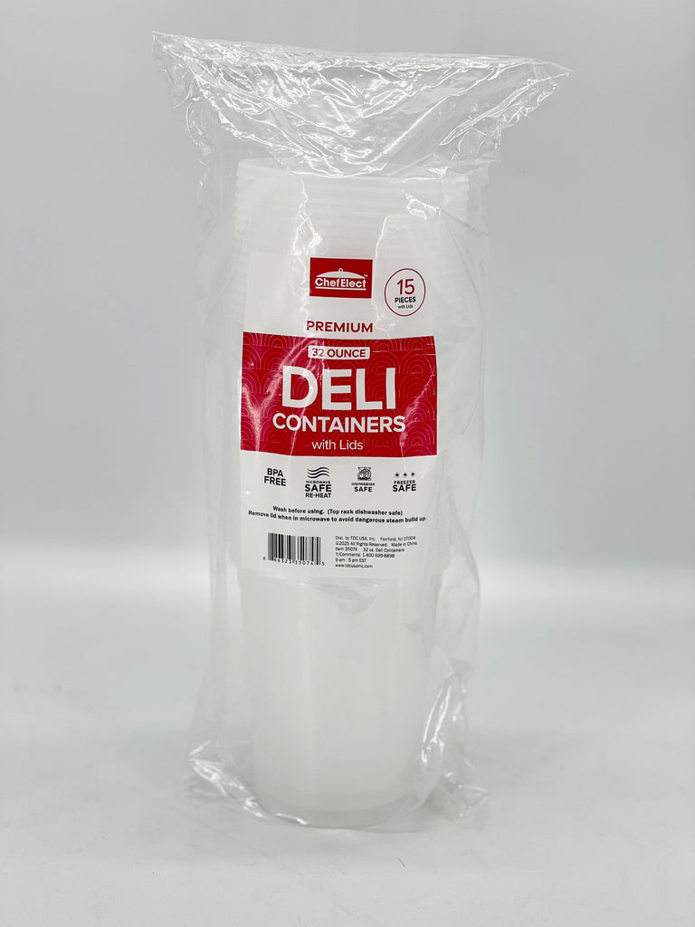 ChefElect 24-pack 32 oz Deli Container