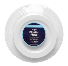 30-piece Plastic Plates