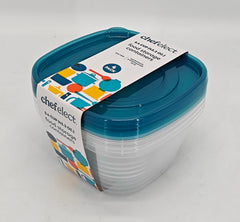 ChefElect 4-pack 5.4 cup Food Storage Containers