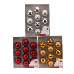 10-pack Glass Ornaments