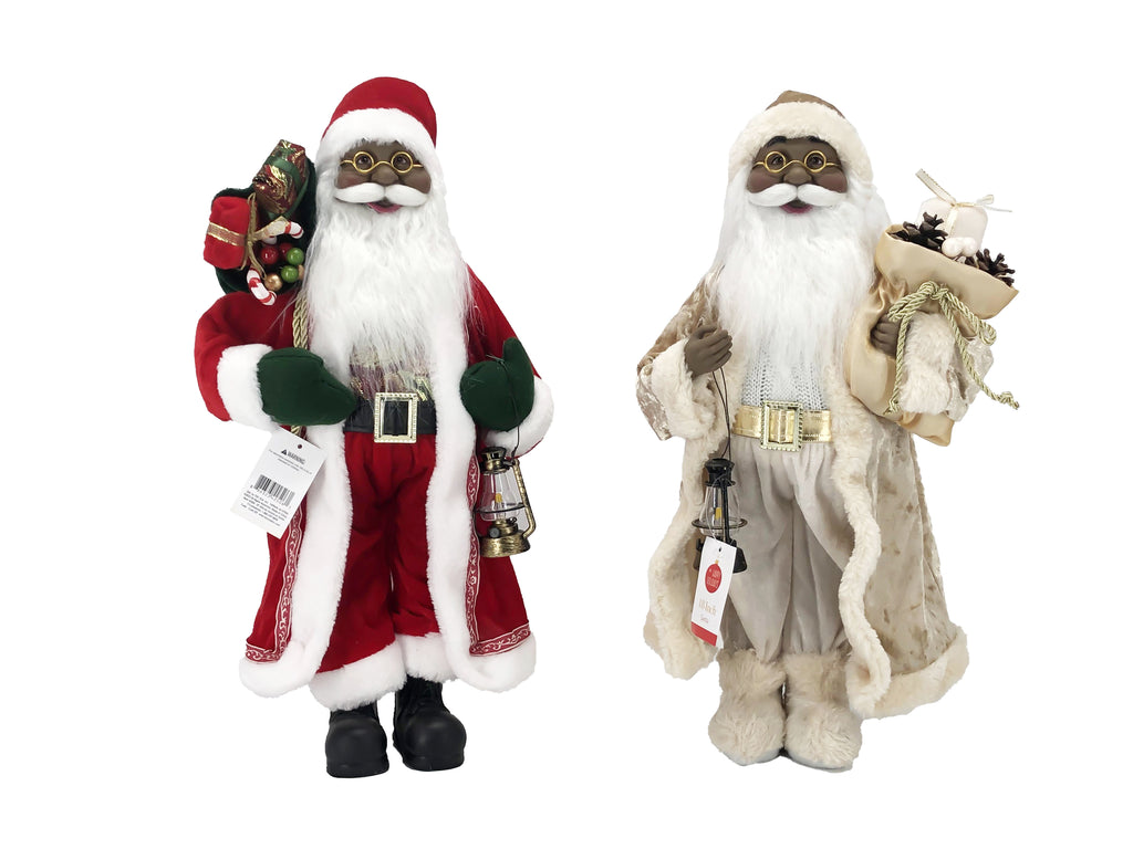 18" African-American Santa
