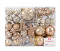 108-piece Copper Plastic Ornament Set