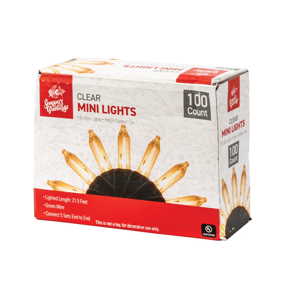 100-count Clear Mini Lights