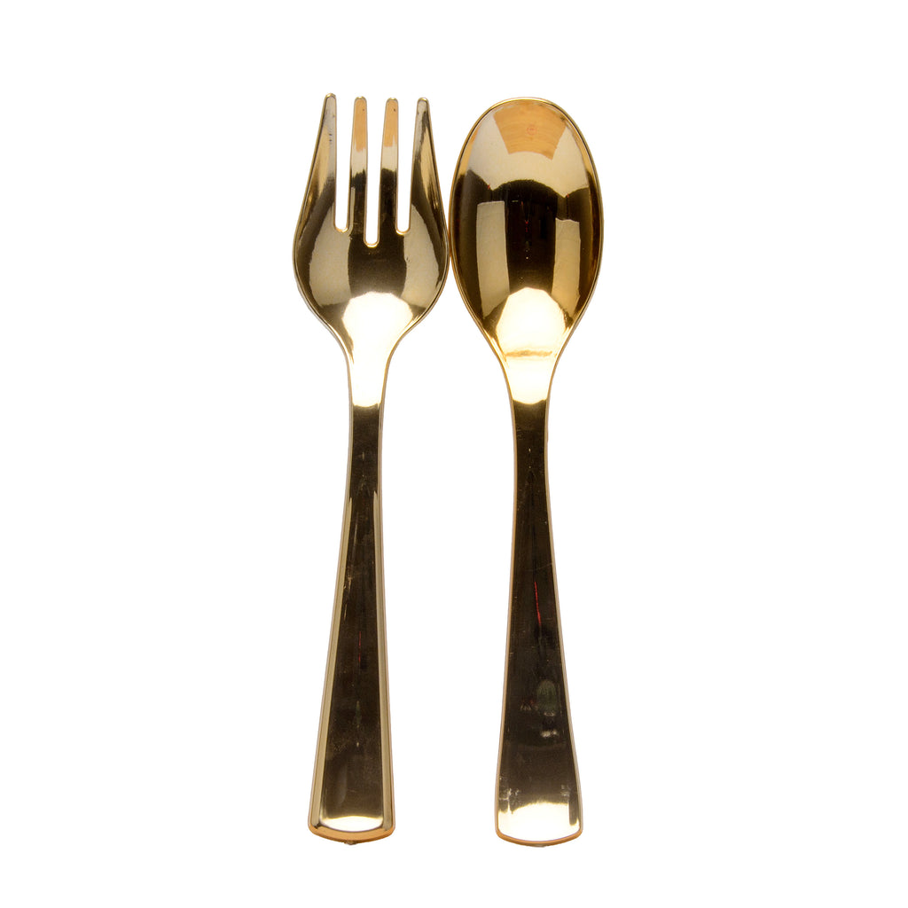 Plastic Serving Spoon and Fork