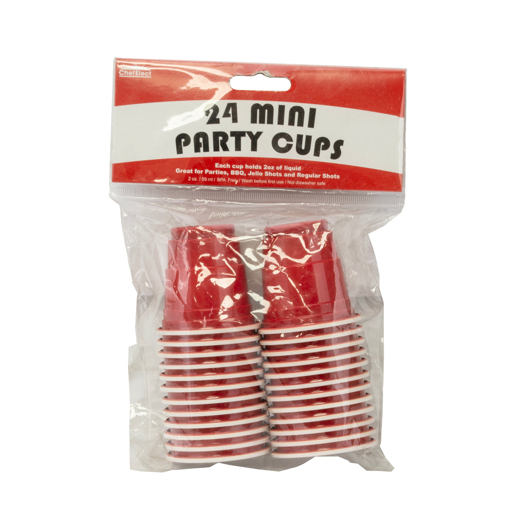 ChefElect 24-pack Mini Plastic Tumbler