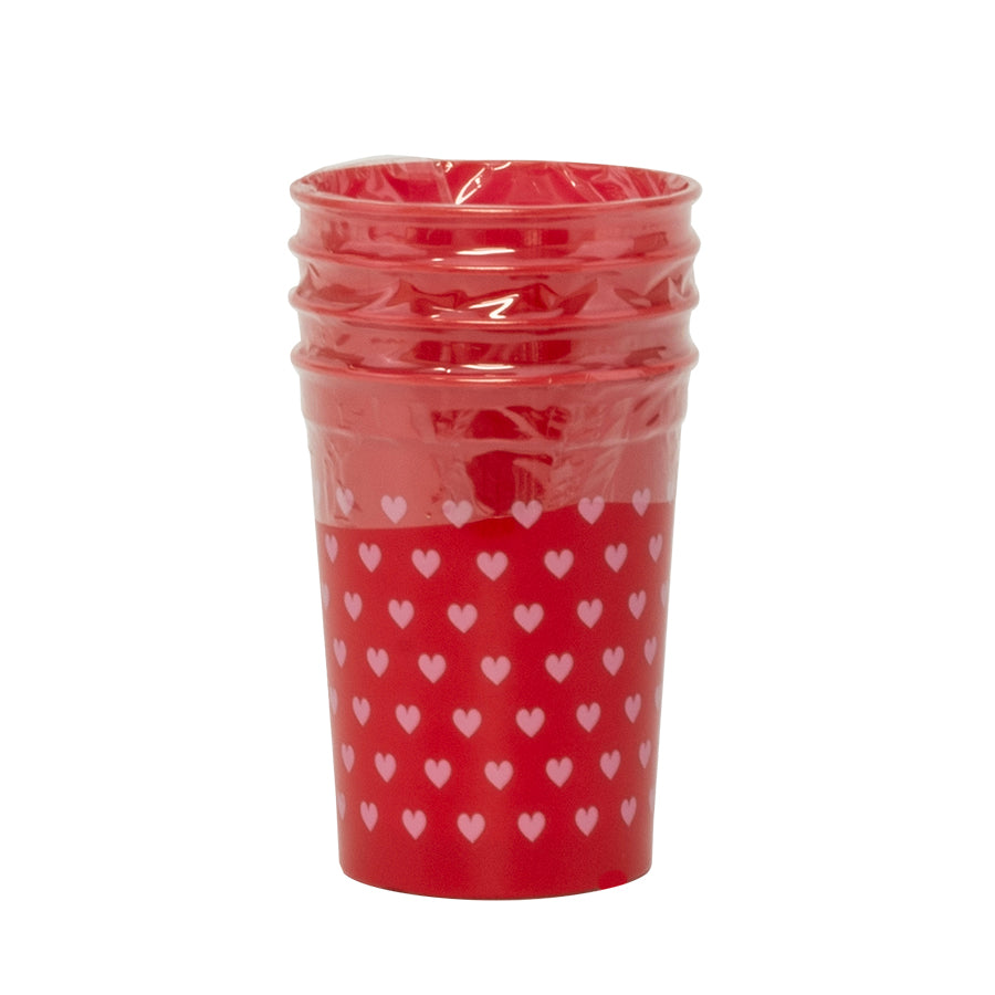 4-pack 10 oz Valentine Tumblers
