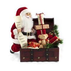 16" Santa in Jewelry Box