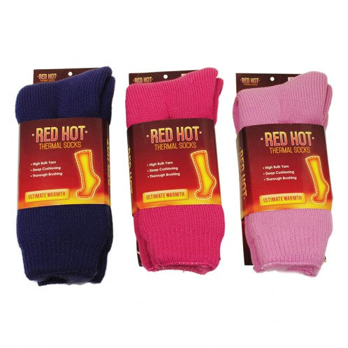 Women's Red Hot Thermal Socks – TDC USA INC - Main Image