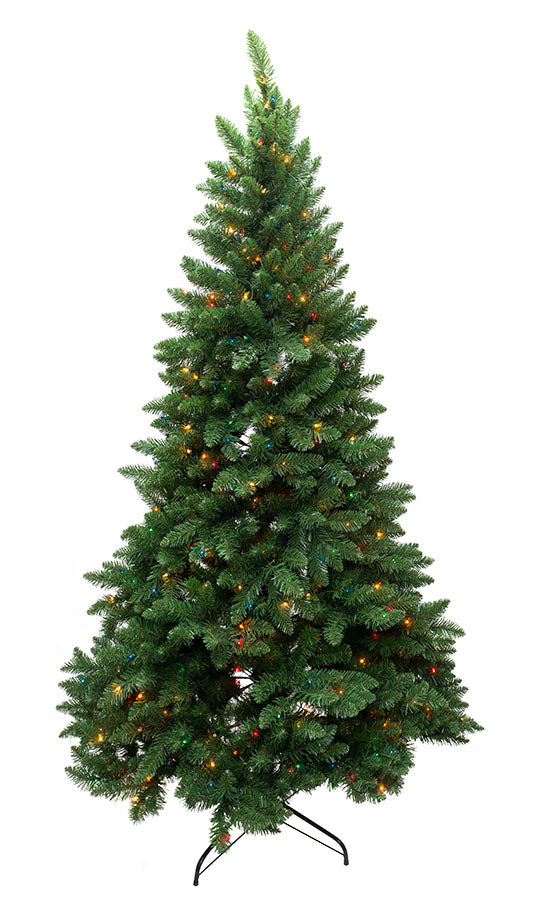 Multilit Tree 7' Pre-Lit Tree with Multicolor Mini-lights – TDC USA INC