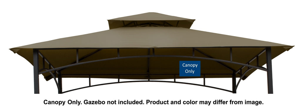 8' x 5' Grill Gazebo Replacement Small & Main Canopies (taupe) [Aldi/ShopRite]
