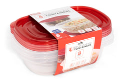 ChefElect 4 pack 64oz Food Container Set