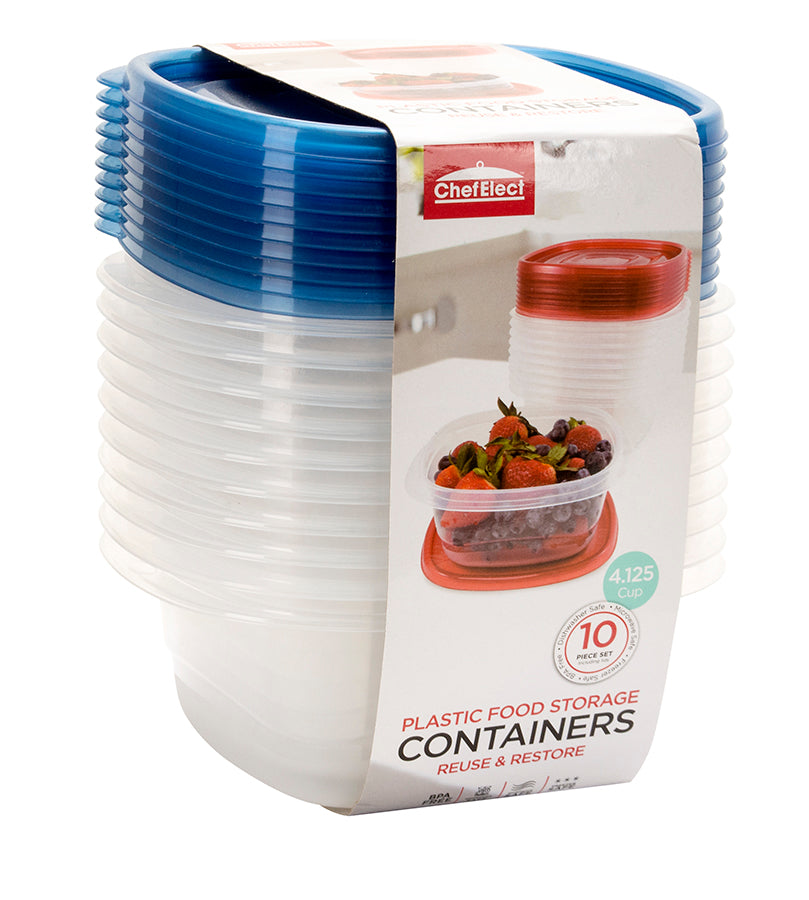 ChefElect 6 & 10 pack Food Container Sets