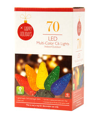 70 Count Multi-color C6 LED Lights