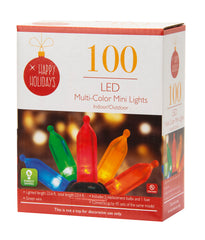 100 Count LED Multi-color Mini-lights