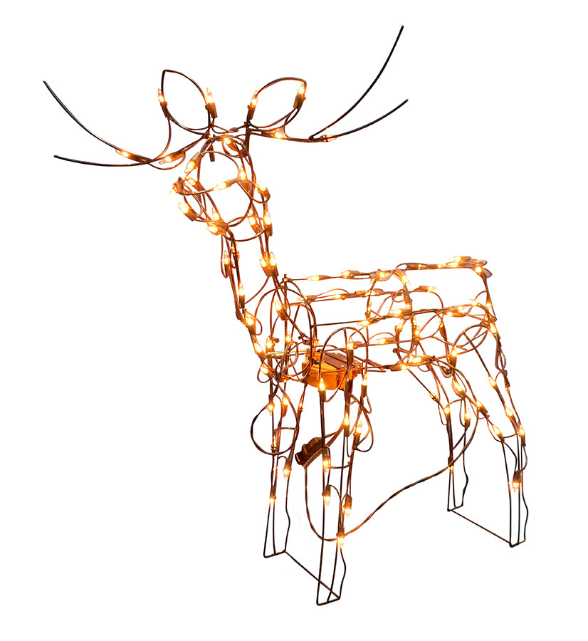 36" Animated Standing Reindeer [buck]
